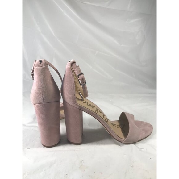 Sam Edelman Women’s “Yaro” Blush Pink Suede 4”Heel Sandals - Picture 5 of 7